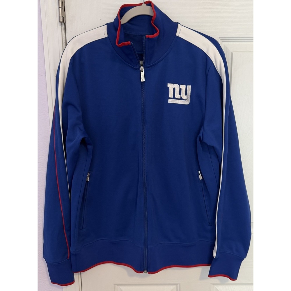 New York Giants NIKE NFL On Field Track Jacket Full Zip Men's Large Football
